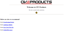 Desktop Screenshot of civprod.com